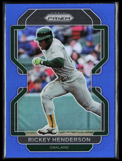 Rickey Henderson Blue Prizm Tier II