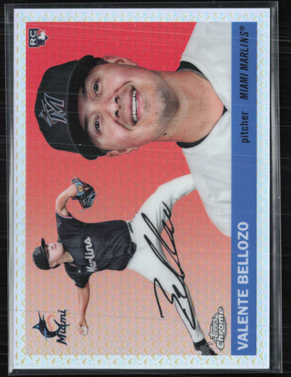 Valente Bellozo RC Diamond Etch /55 Refractor 2025 Topps Chrome Platinum