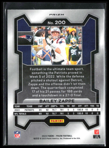 Bailey Zappe Neon Green Pulsar