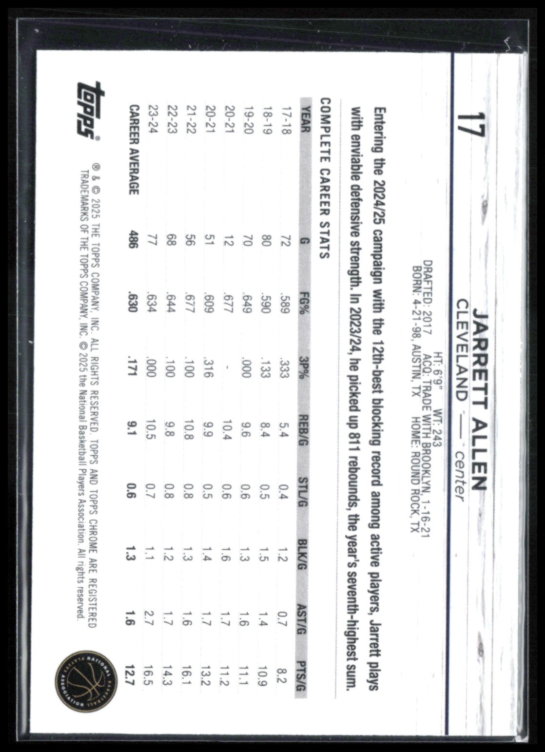 Jarrett Allen Prism Refractor