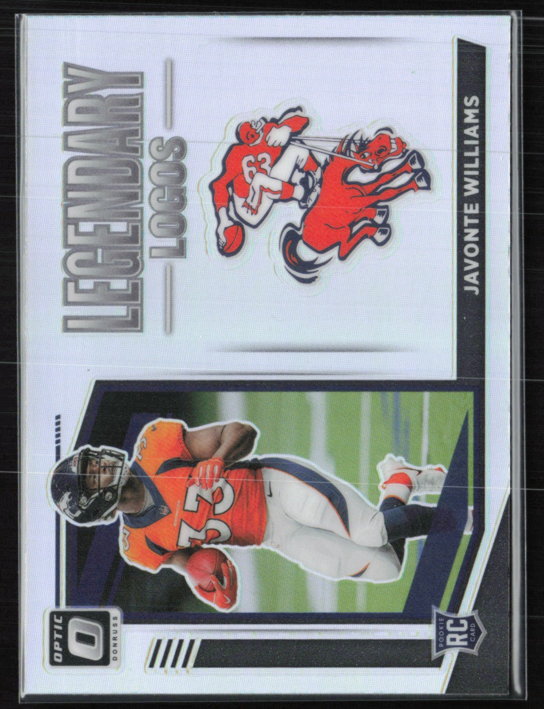 Javonte Williams RC Legendary Logos