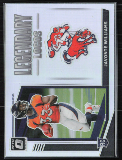Javonte Williams RC Legendary Logos