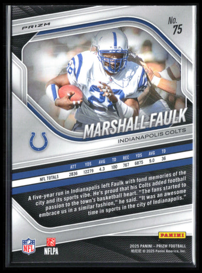 Marshall Faulk Silver