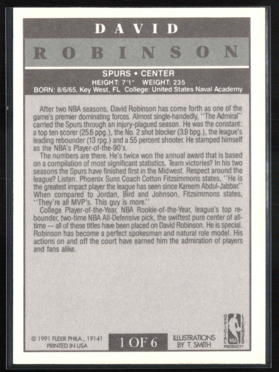 David Robinson 1997 Fleer