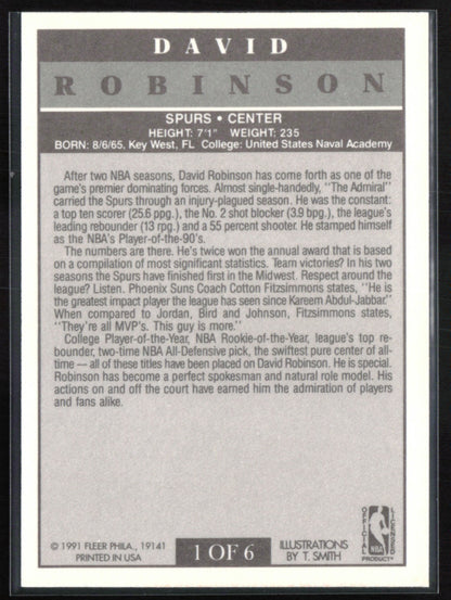 David Robinson 1997 Fleer
