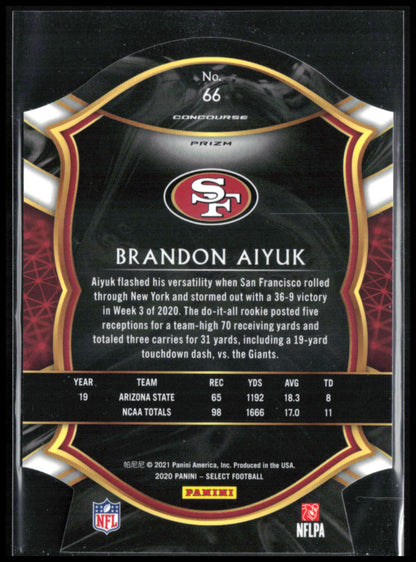 Brandon Aiyuk RC Red Die-Cut