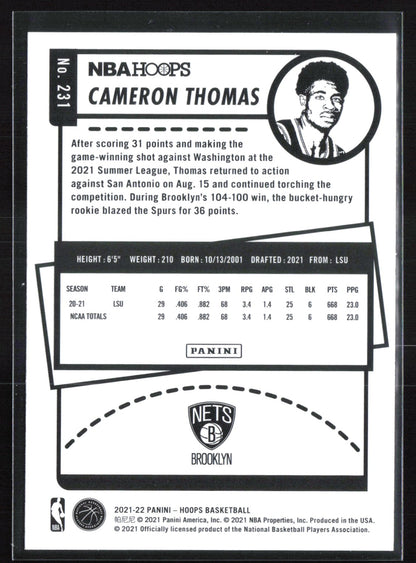 Cameron Thomas RC
