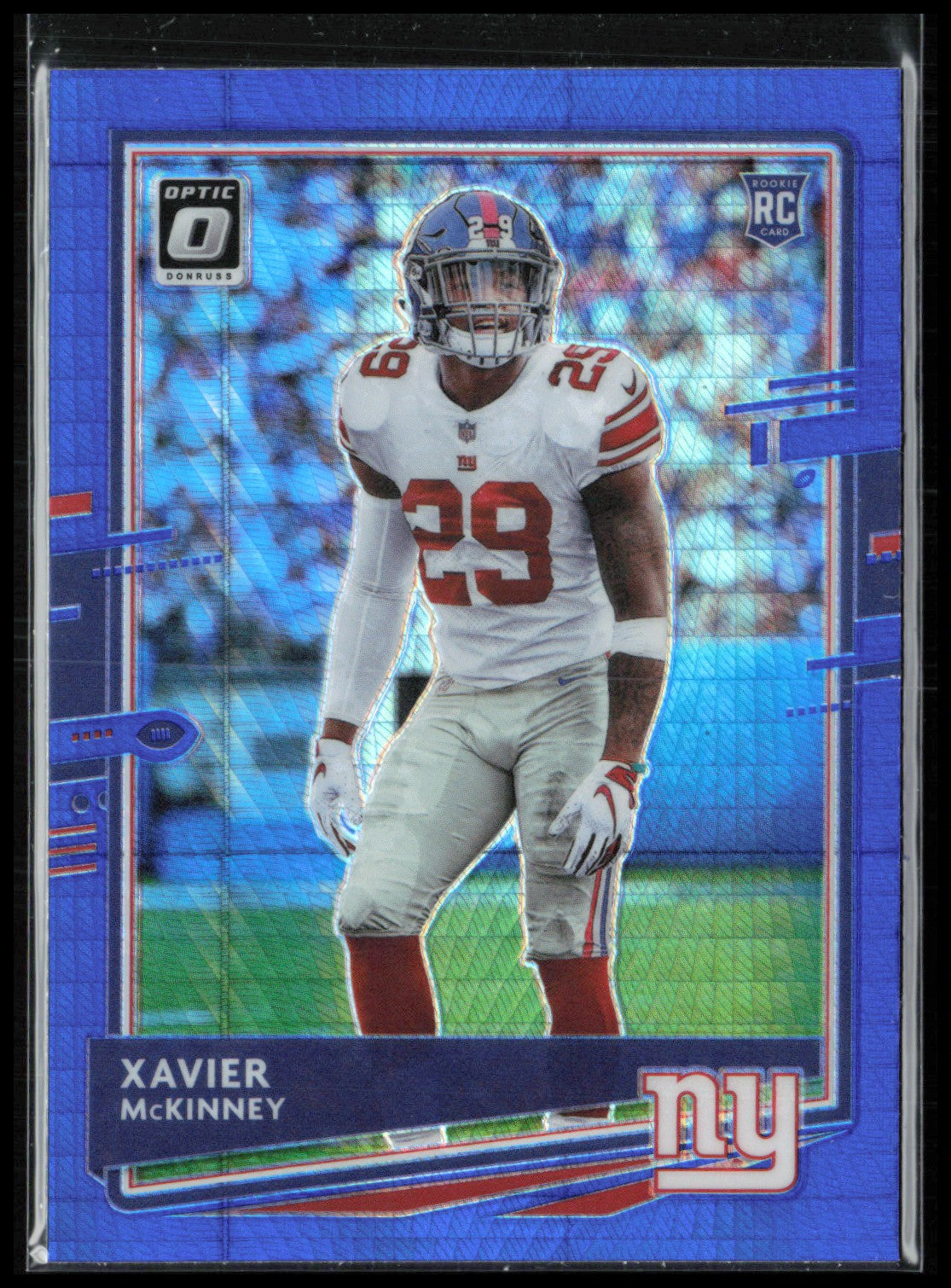 Xavier McKinney RC Blue Hyper