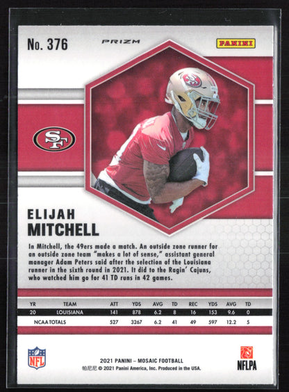 Elijah Mitchell RC Green Mosaic