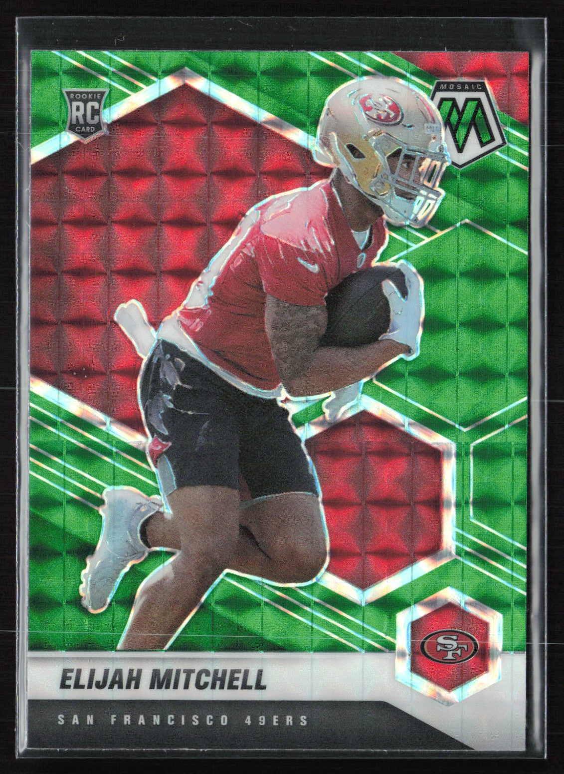 Elijah Mitchell RC Green Mosaic