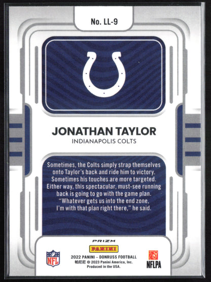 Jonathan Taylor Legendary Logos Holo