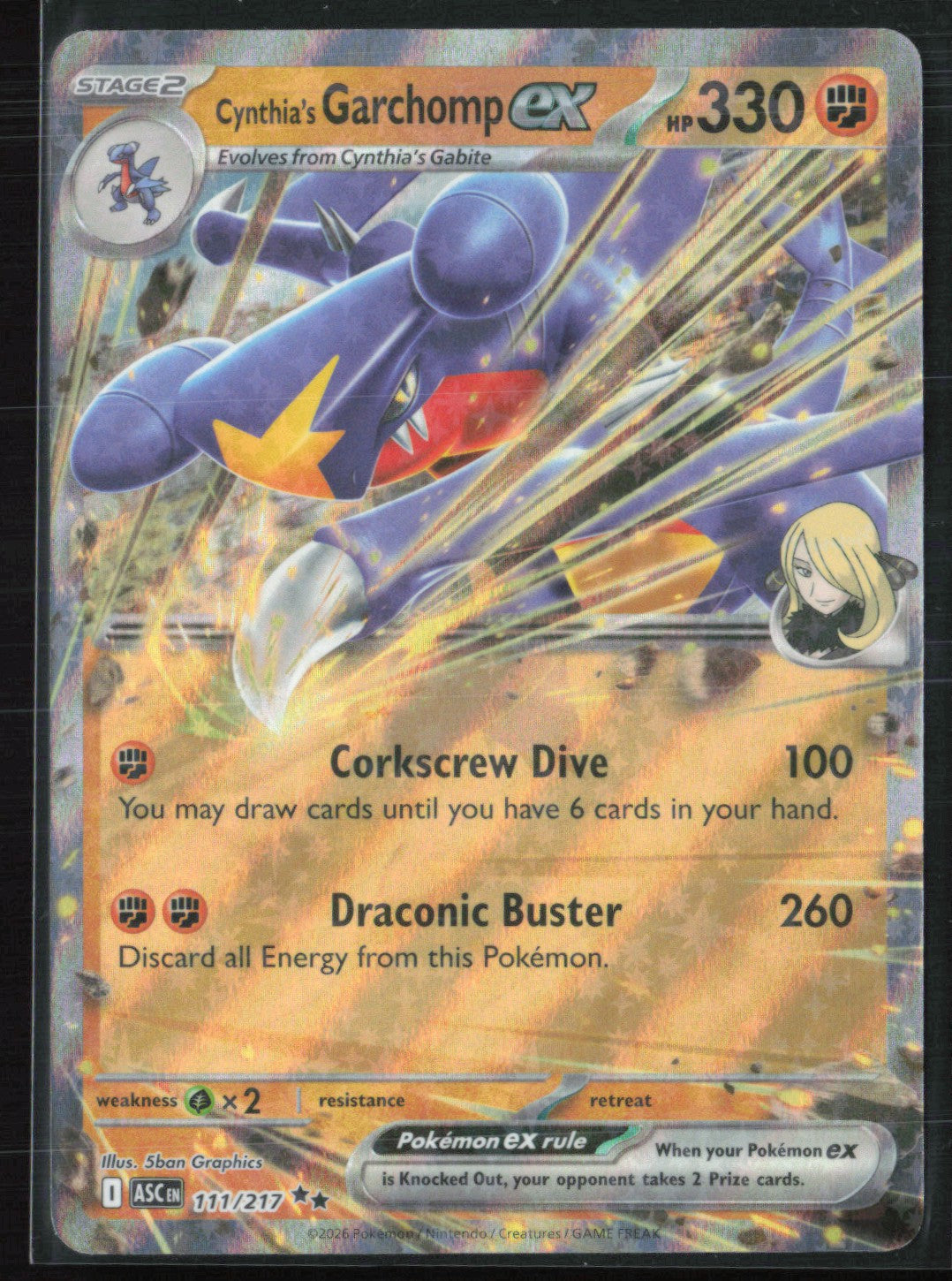 Cynthia's Garchomp ex