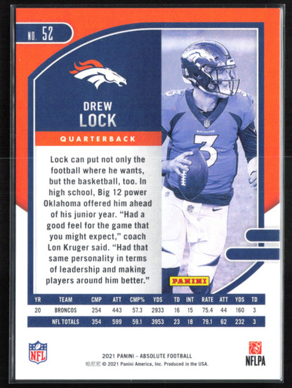 Drew Lock Red /499