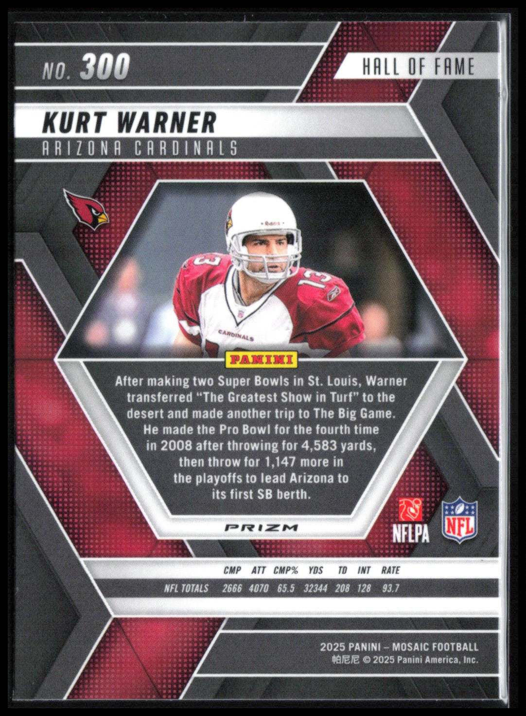Kurt Warner Purple Scope