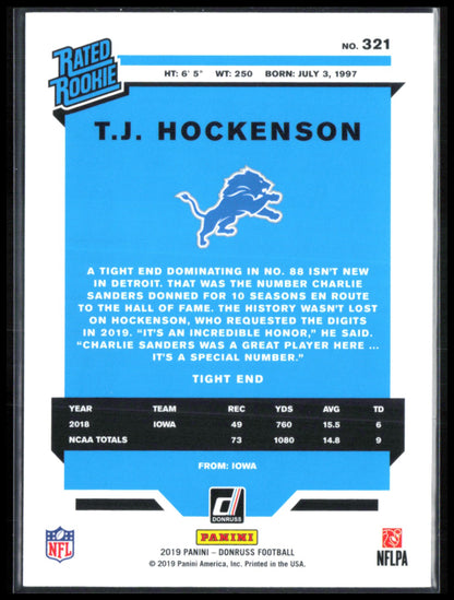 T.J. Hockenson RC