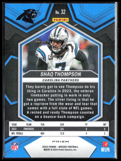 Shaq Thompson Red Sparkle SP