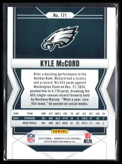Kyle McCord RC Green Disco