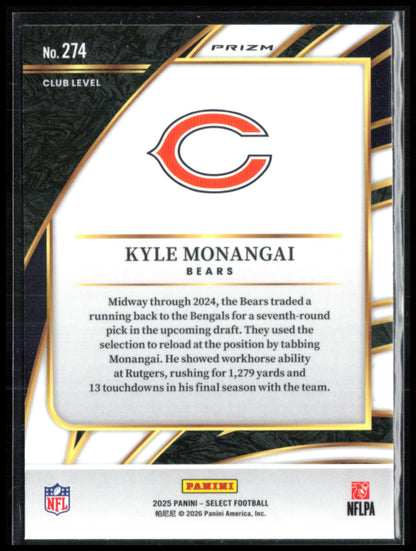 Kyle Monangai RC Gold Black Shock Club