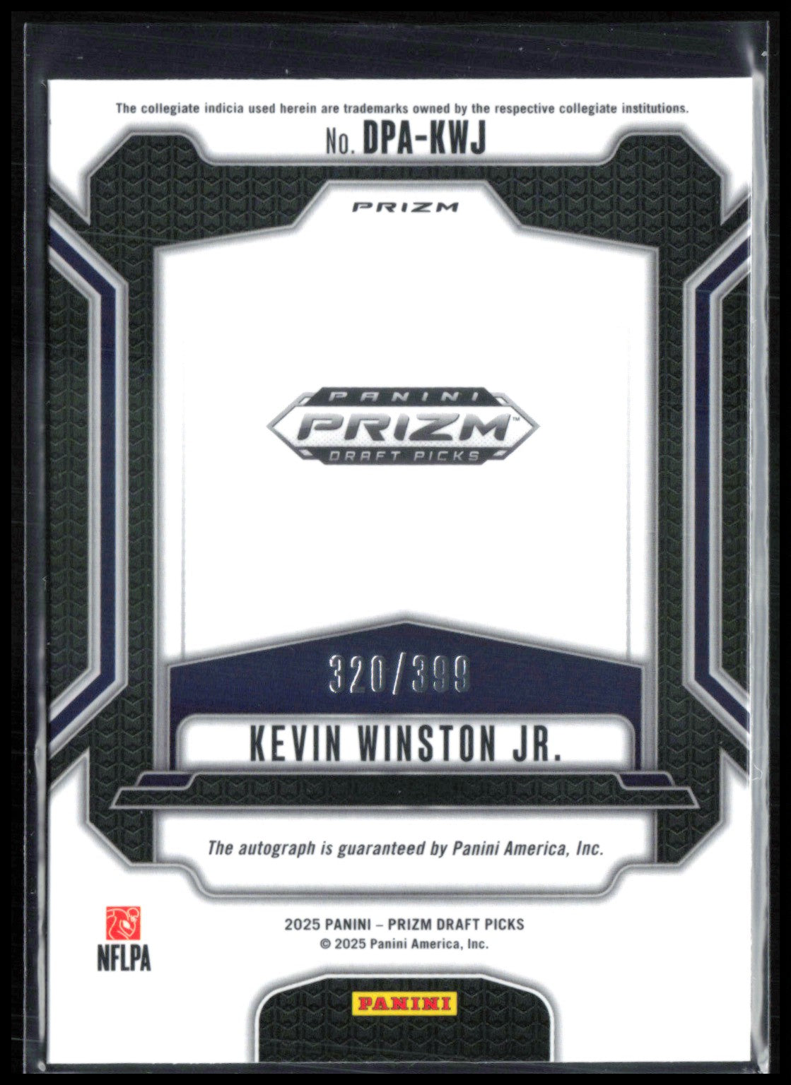 Kevin Winston Jr. RC Auto Red /399