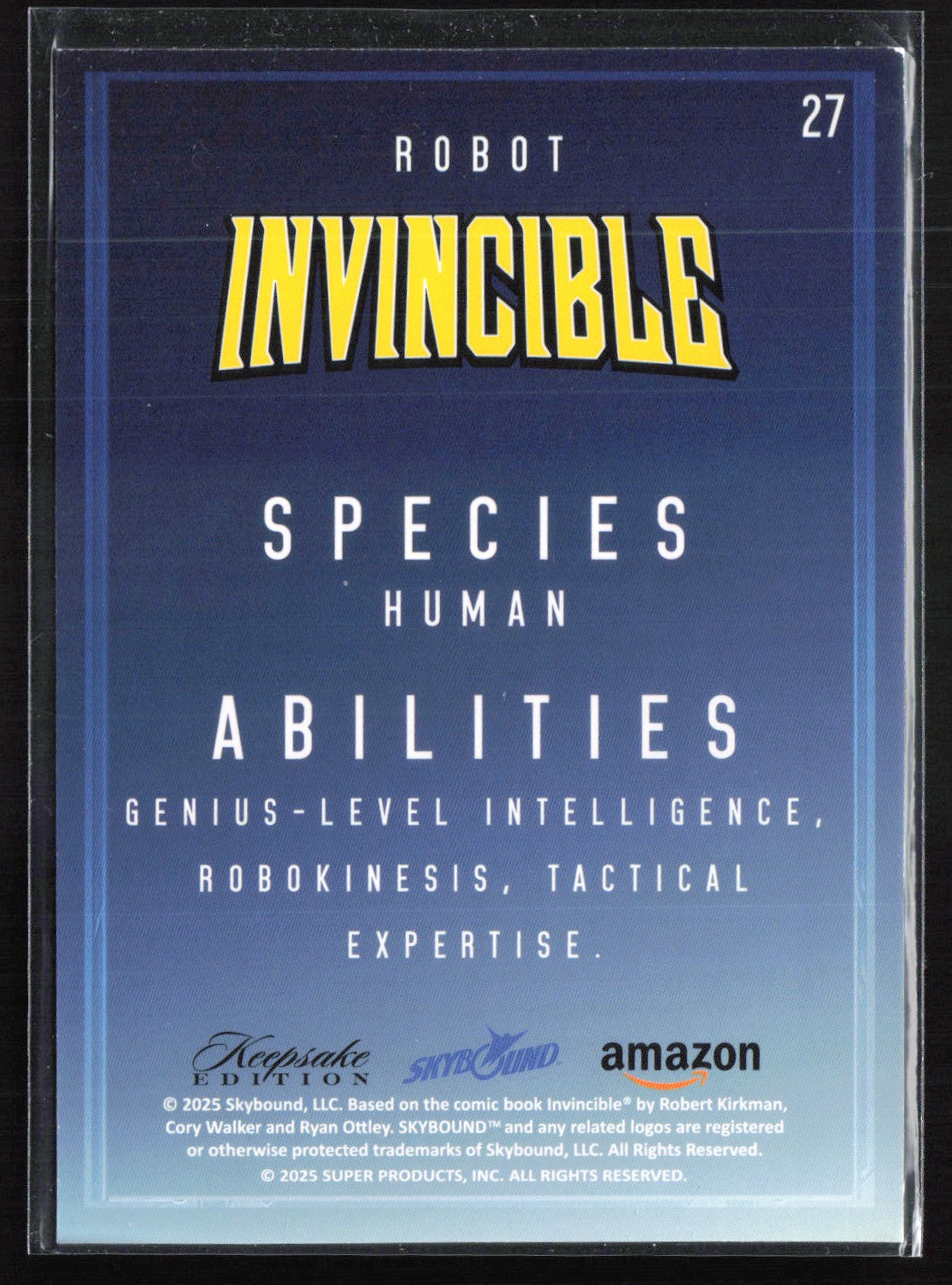 Robot Keepsake Edition Invincible 2025 Skybound