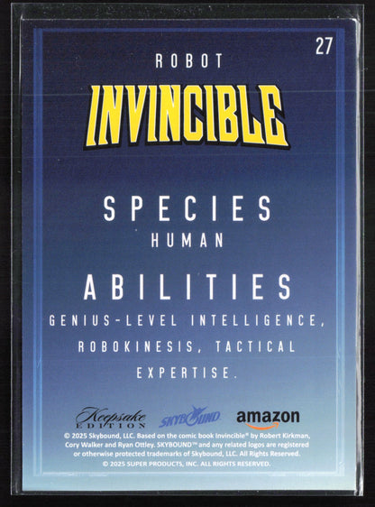 Robot Keepsake Edition Invincible 2025 Skybound