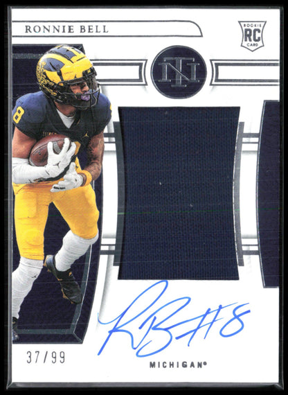 Ronnie Bell RC Patch Auto /99 2023 National Treasures Collegiate