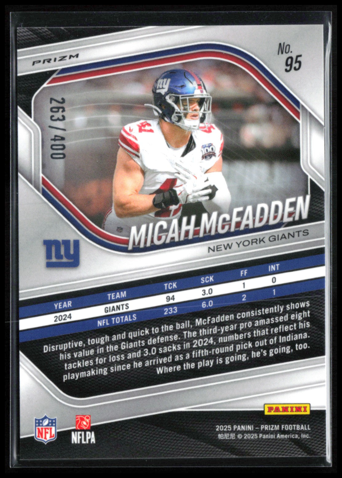 Micah McFadden Pandora /400