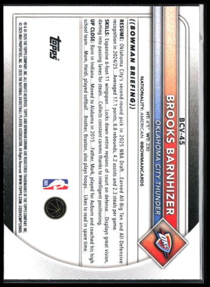 Brooks Barnhizer RC Maroon Mojo /275