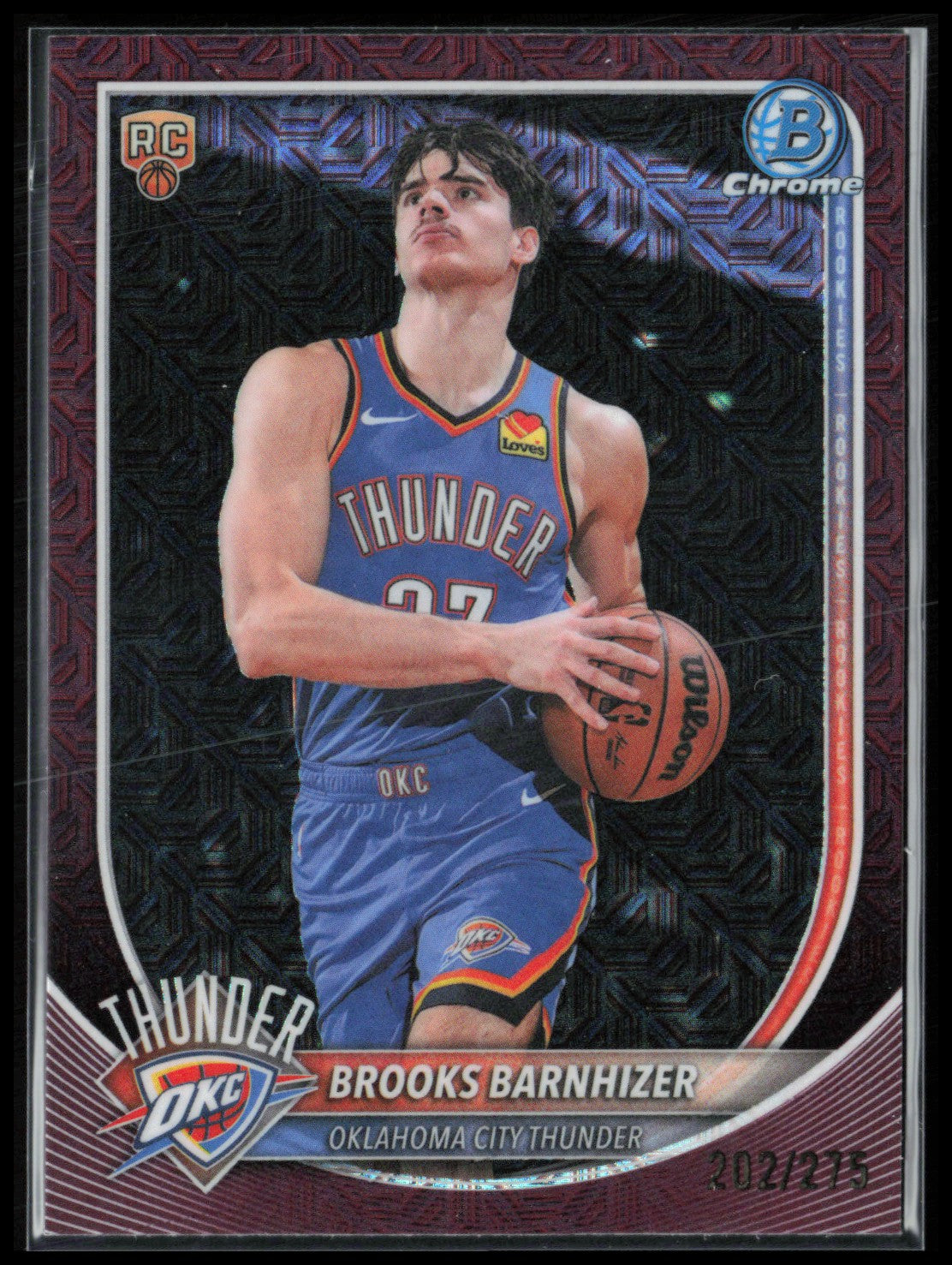 Brooks Barnhizer RC Maroon Mojo /275