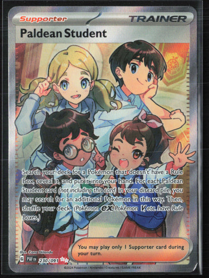 Paldean Student Trainer Ultra Rare