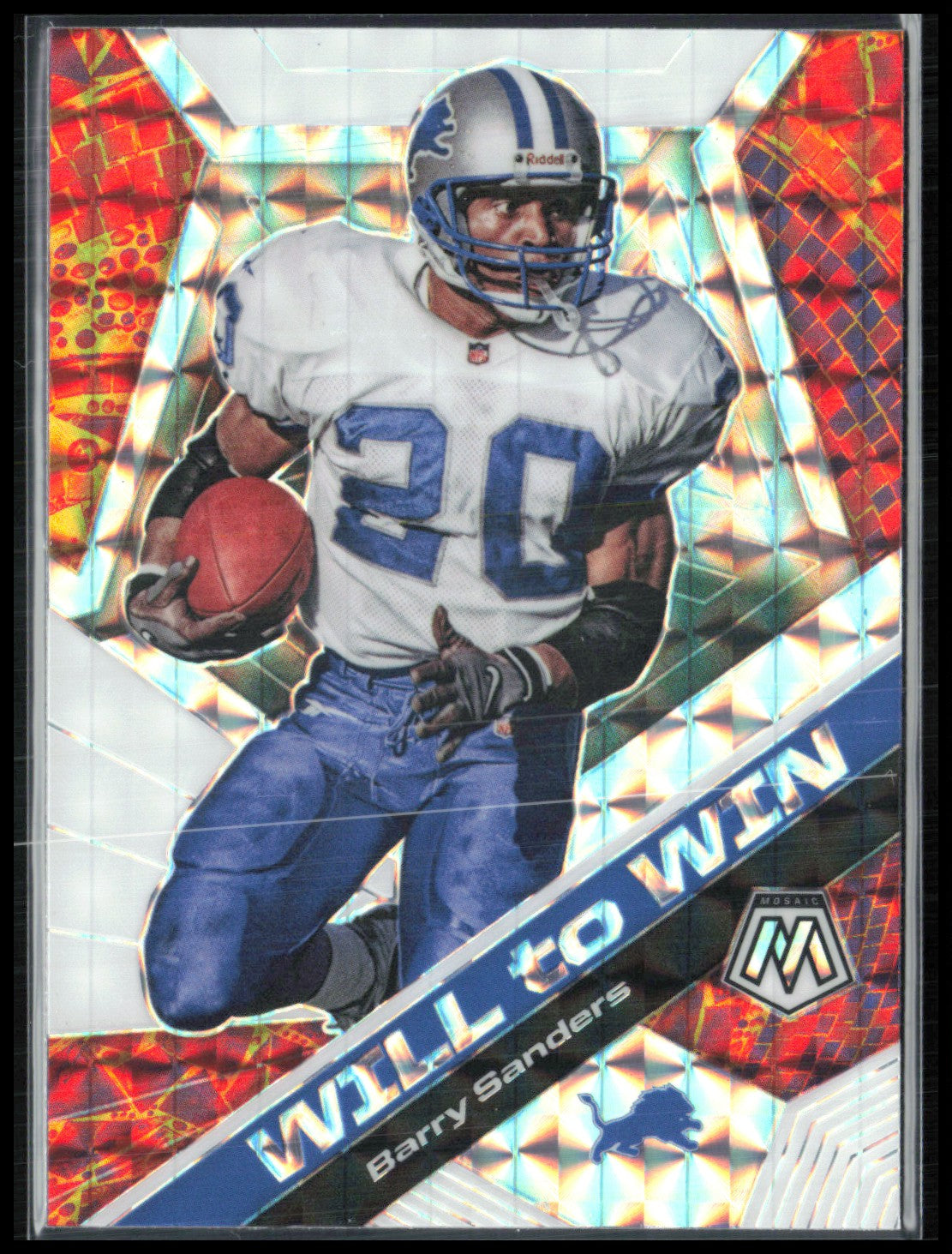Barry Sanders Mosaic Prizm