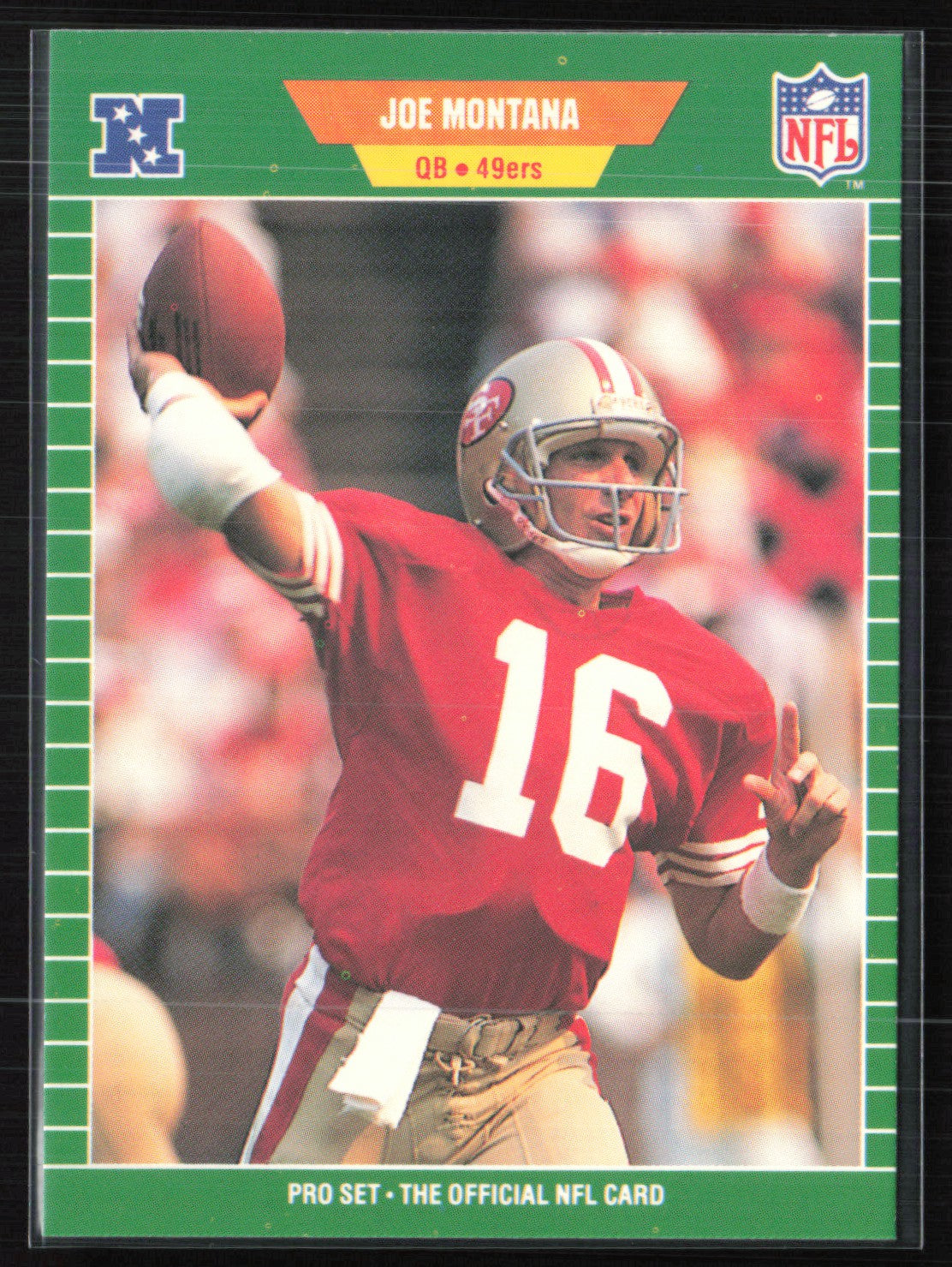 Joe Montana 1989 Pro Set