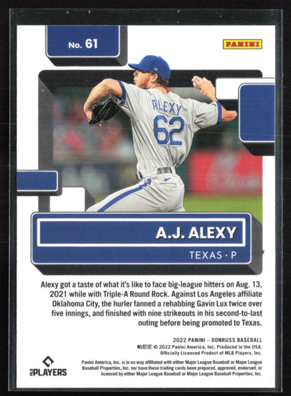A.J. Alexy RC Blue