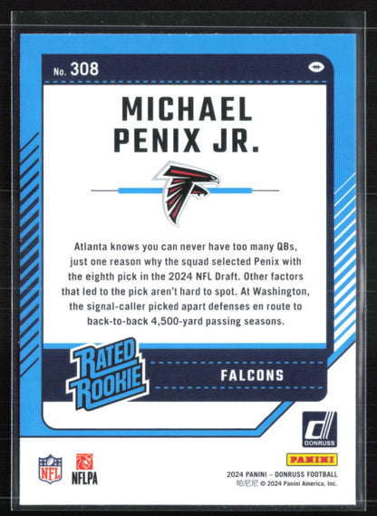 Michael Penix Jr. RC Rated Rookie