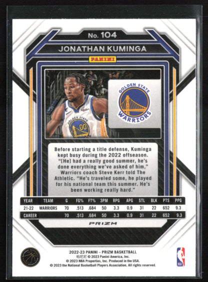 Jonathan Kuminga Green Wave
