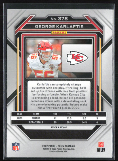 George Karlaftis RC Silver Prizm