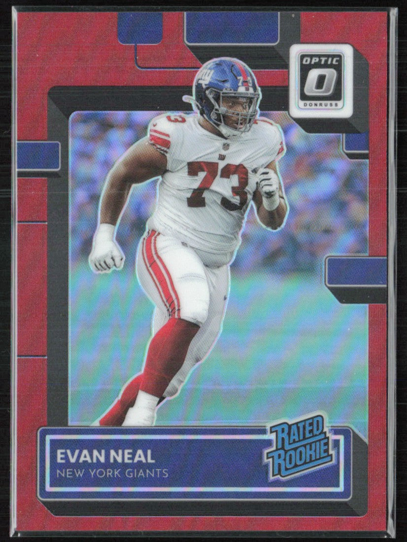 Evan Neal RC Red Prizm /99
