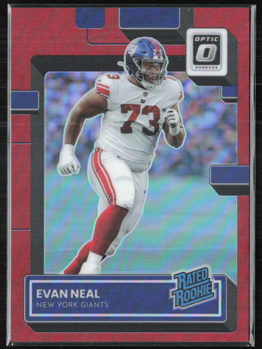 Evan Neal RC Red Prizm /99