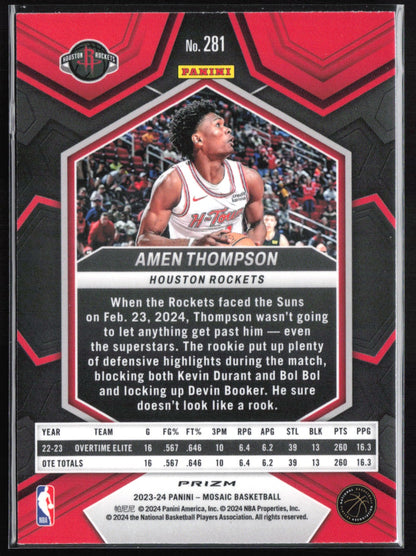 Amen Thompson RC Blue Reactive