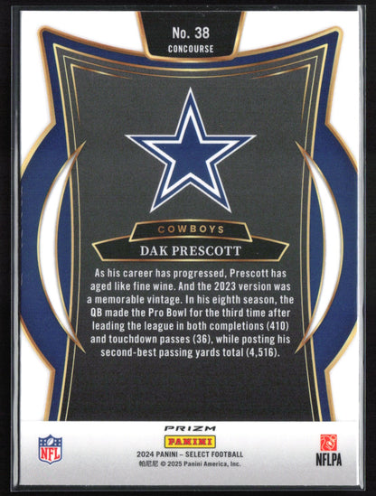 Dak Prescott Gold Black Shock