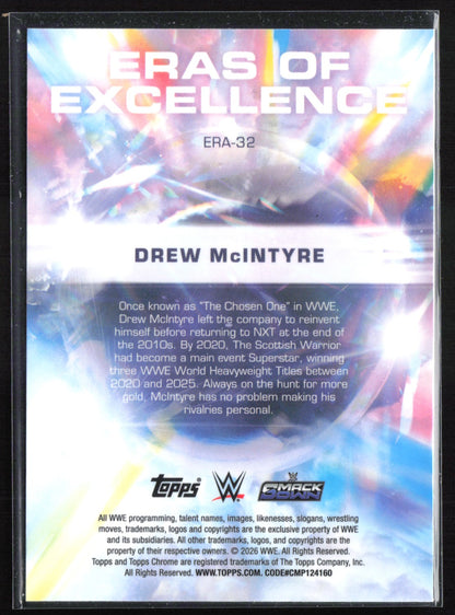 Drew McIntyre Eras of Excellence