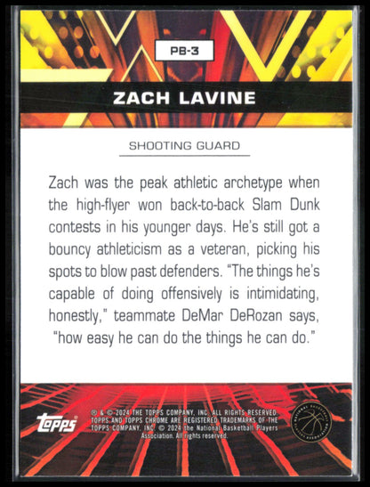 Zach LaVine Blue Basketball Parallel