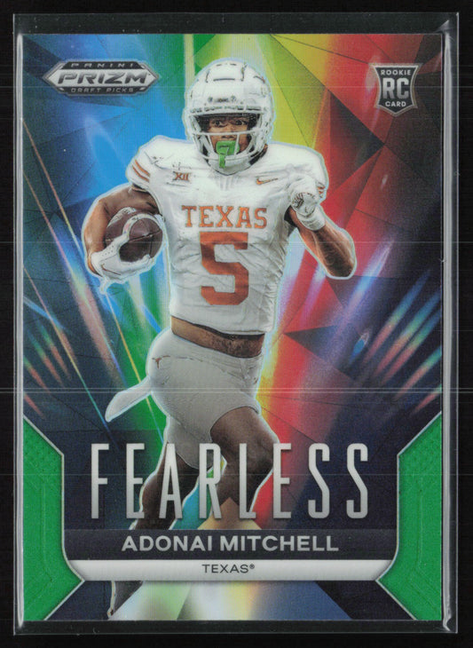 Adonai Mitchell RC Fearless Green Prizm