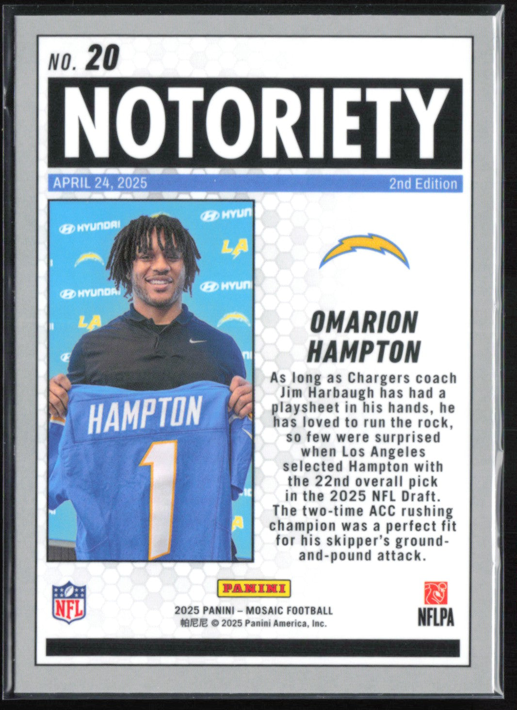 Omarion Hampton RC