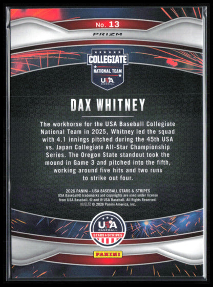 Dax Whitney Fireworks Disco