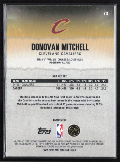 Donovan Mitchell Refractor