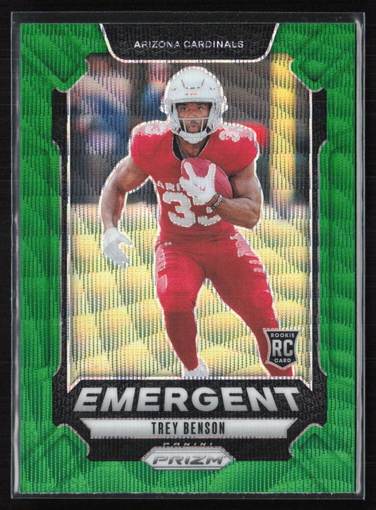 Trey Benson RC Green Wave