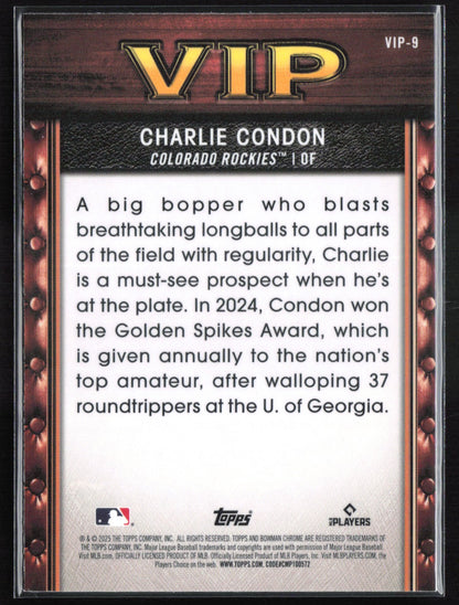 Charlie Condon VIP