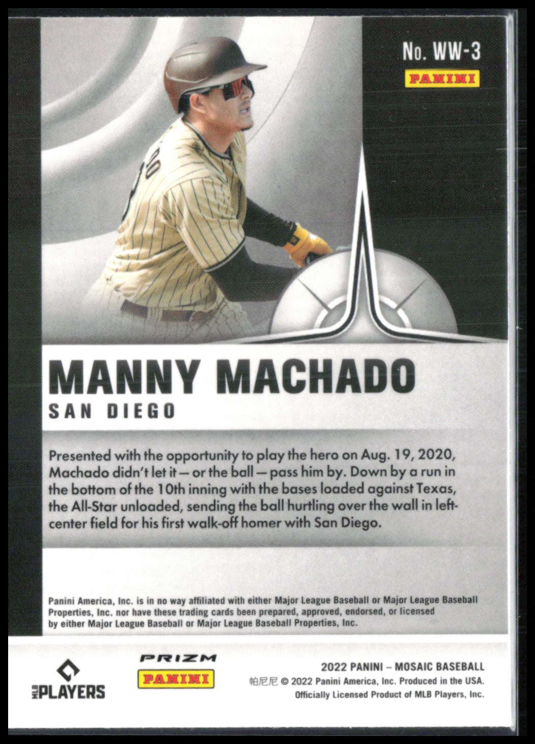 Manny Machado Green Mosaic