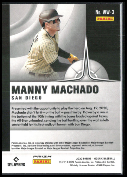 Manny Machado Green Mosaic